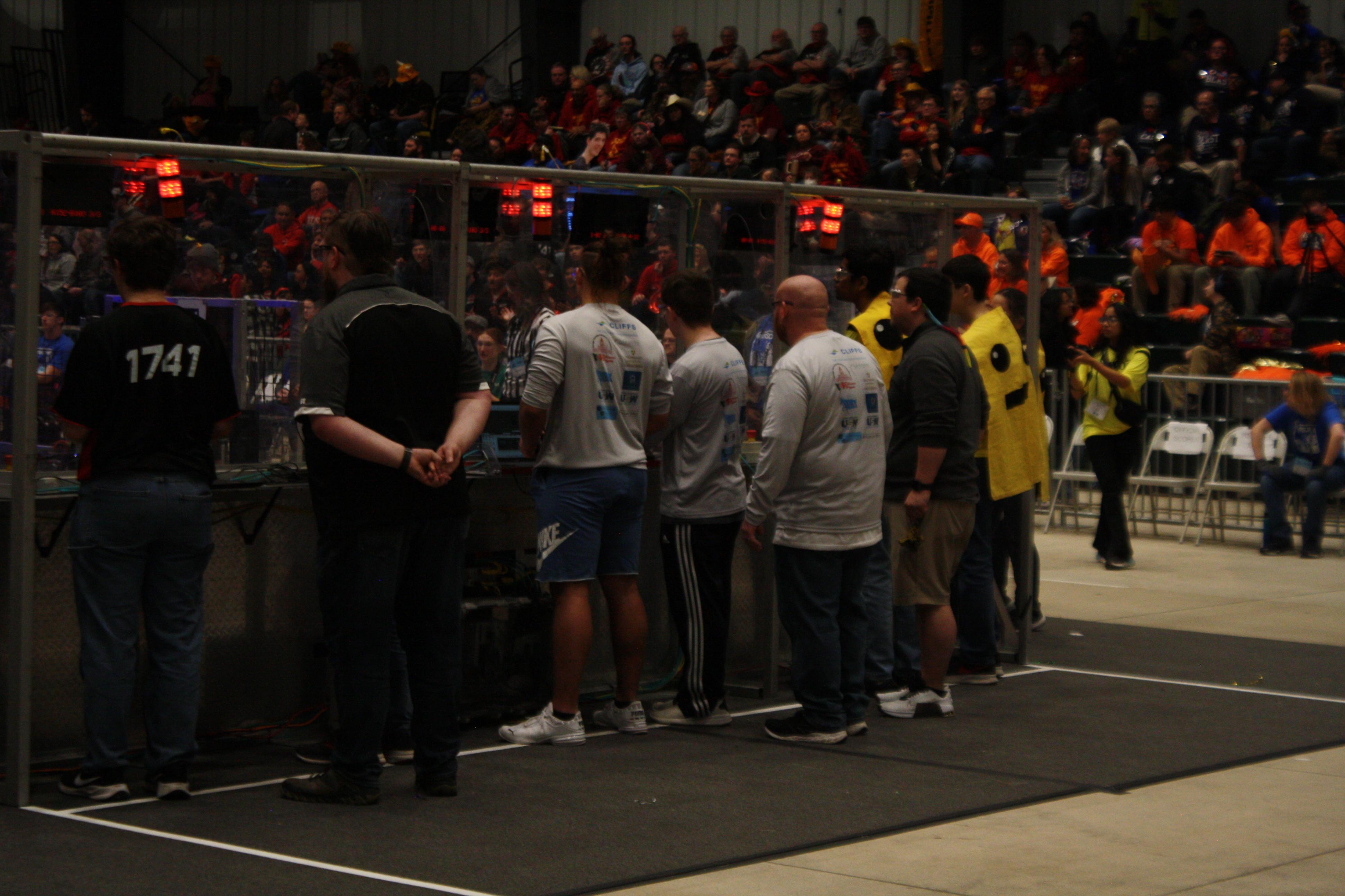 Drive team during match